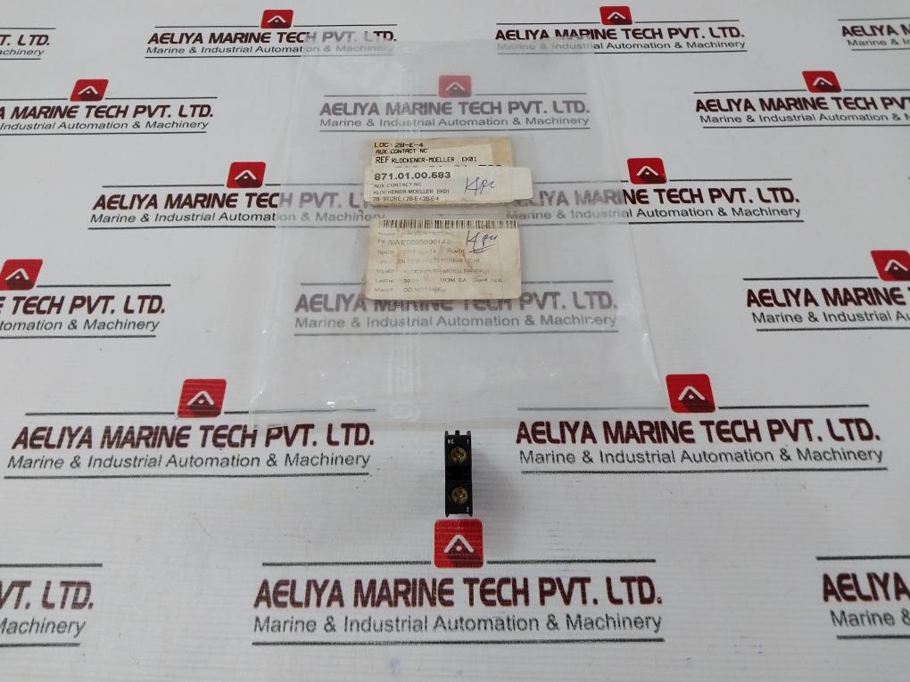 Lot Of 7X Klockner-moeller Ek01 Contact Block 230/400/500V