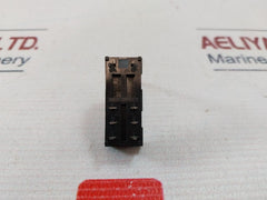 Lot of 7x Omron P2R-08P Relay Socket 5A 250 Vac