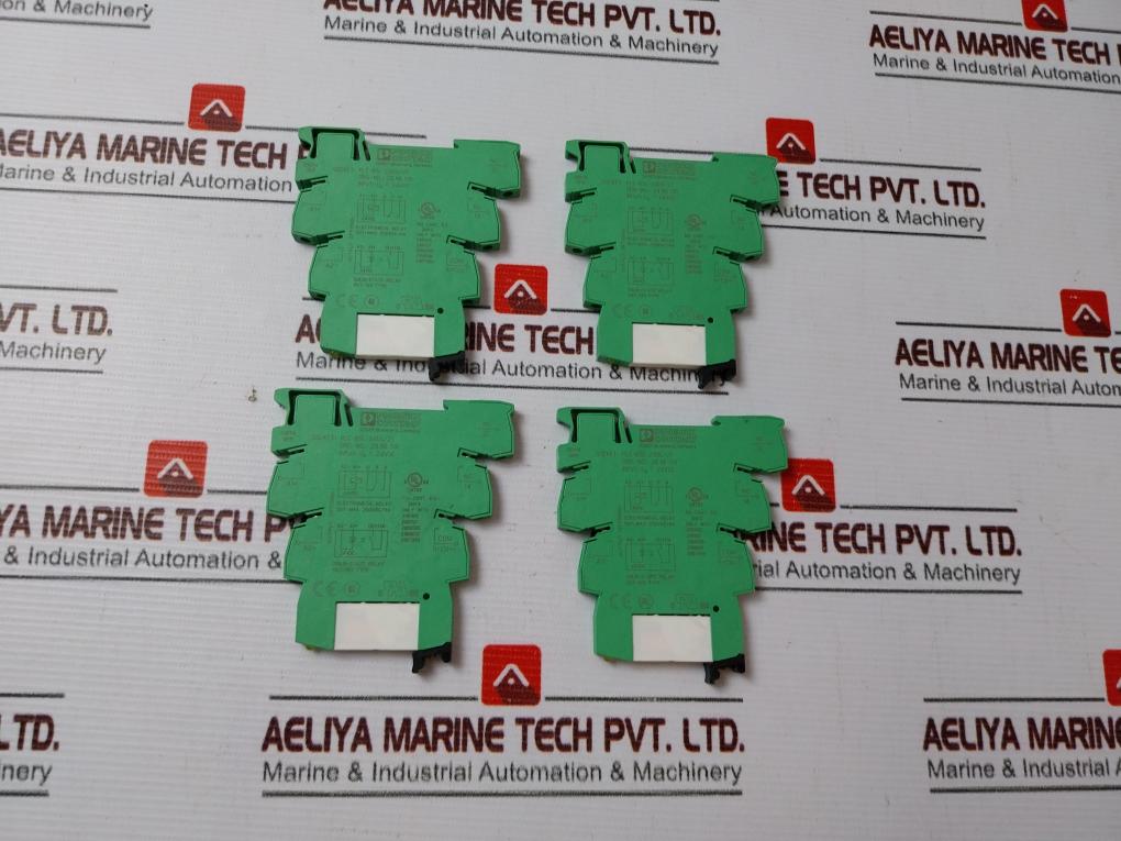 Lot Of 7X Phoenix Contact Plc-bsc-24Dc/21 Solid State Relay 6A 24Vdc