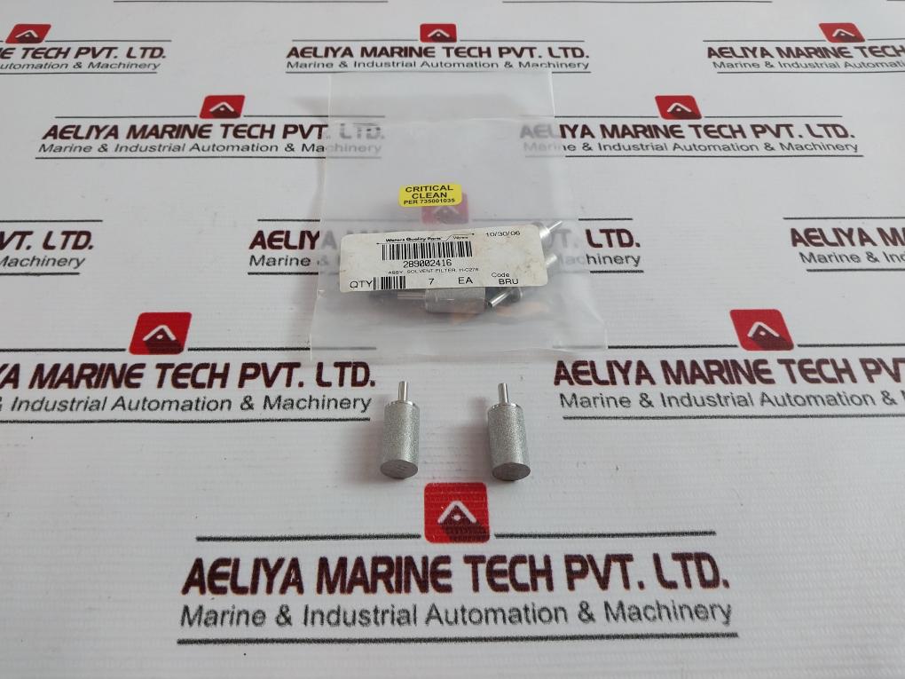 Lot Of 7X Waters 289002416 Solvent Filter Assy H-c276