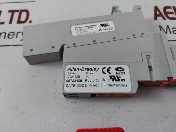Lot Of 11X Allen-bradley 1734-mb Base With Terminal Block 1734-rtb3S