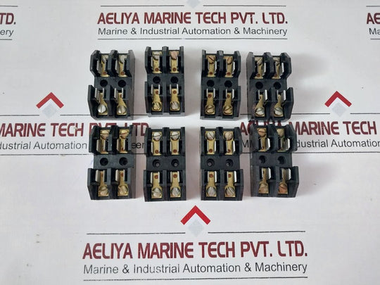 Lot Of 8X Bussmann 2808 Fuse Holder 30A 600V