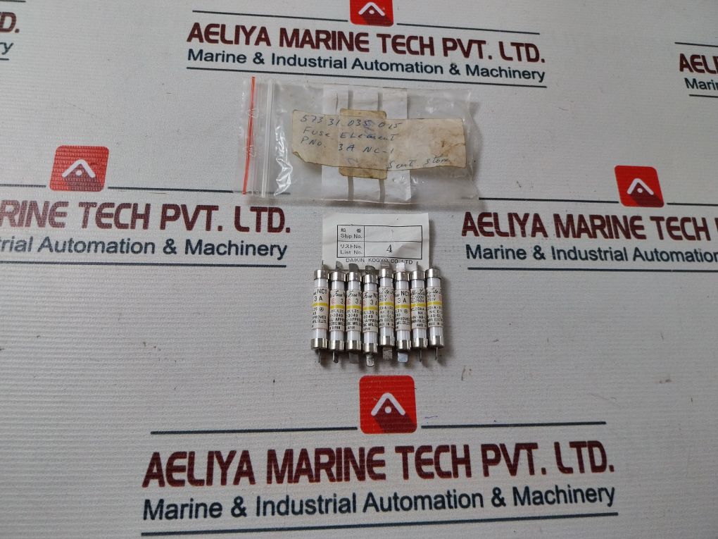 Lot Of 8X Cello-lite Nc1 Fuse Element 3A Nc-1
