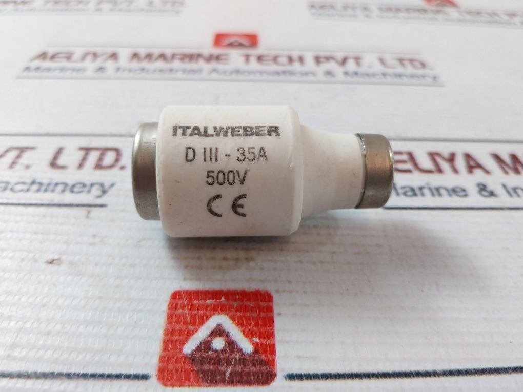 Lot Of 8X Italweber Diii-35A Fuse 500V