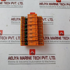 Lot Of 8X Weidmuller Rp 011024 Relay I/O Module With Base 10A 250Ac