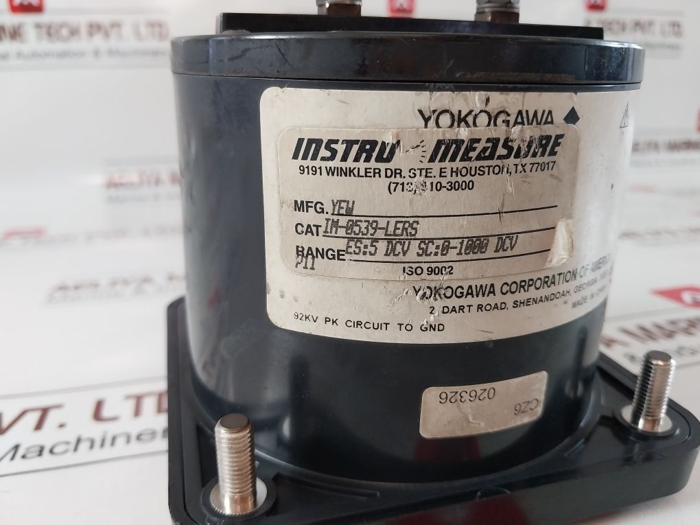 Louisiana Im-0539-lers Volt Meter 0 To 1000 Dc