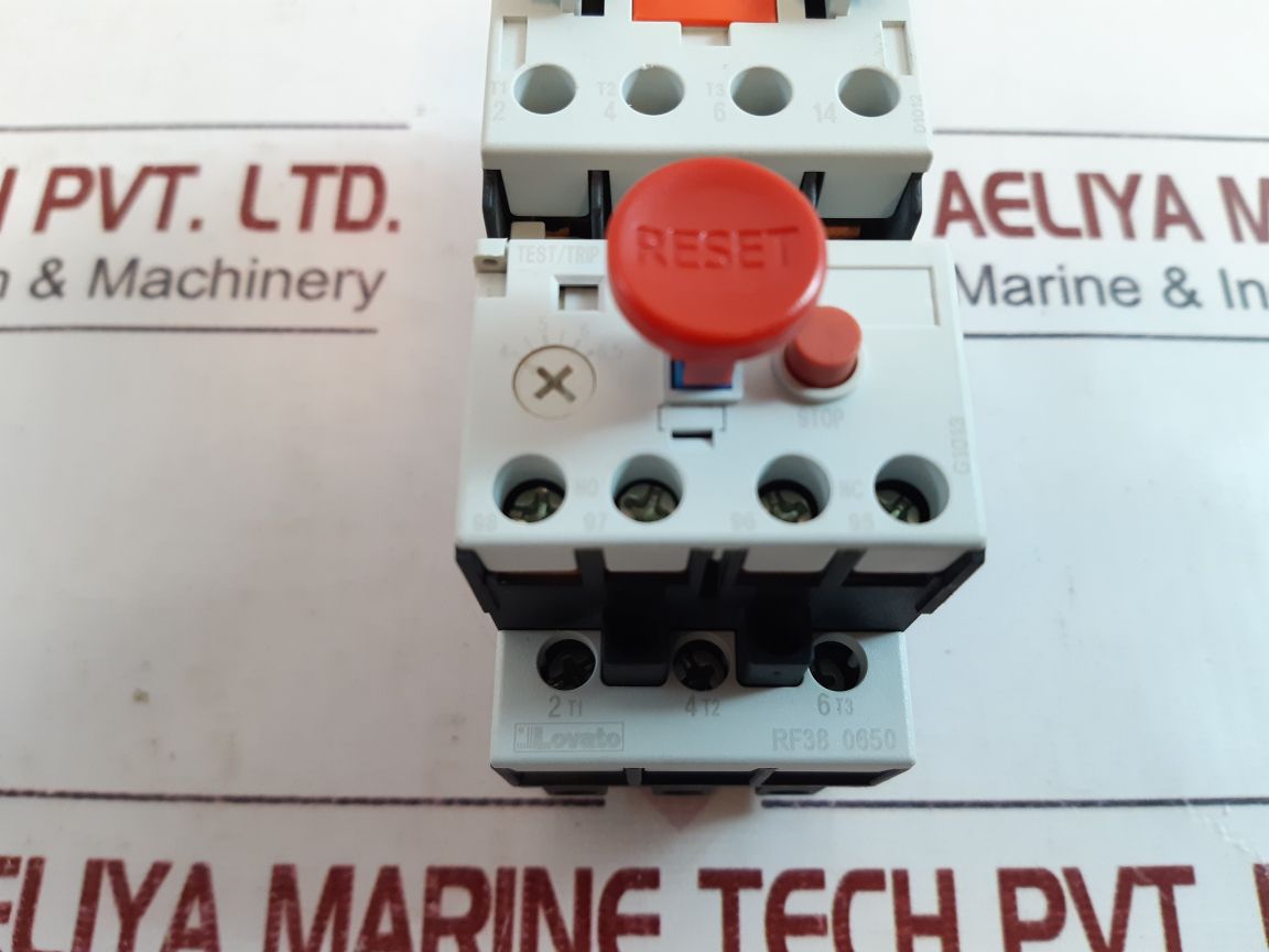 Lovato dpbf1810a contactor with rf380650 relay