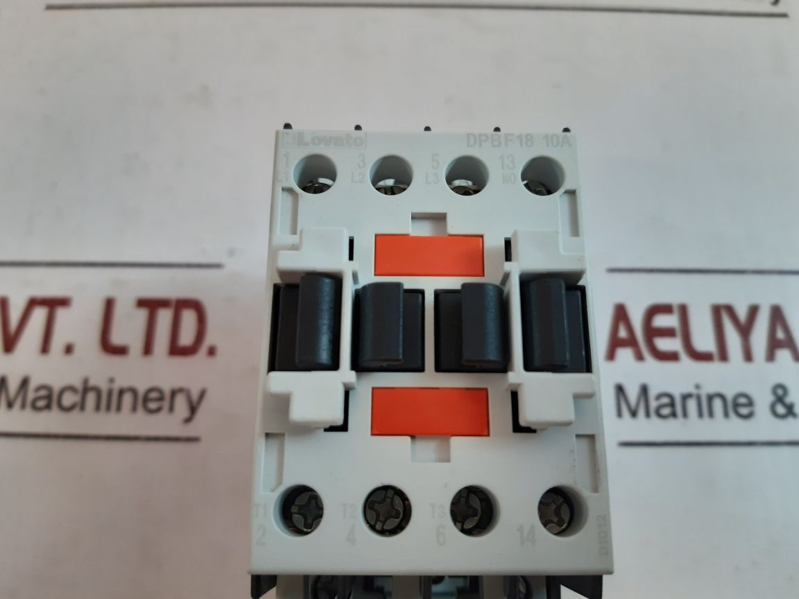 Lovato dpbf1810a contactor with rf380650 relay