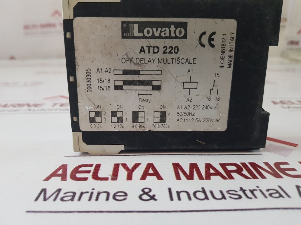 Lovato Atd 220 Modular Electronic Timer Relay
