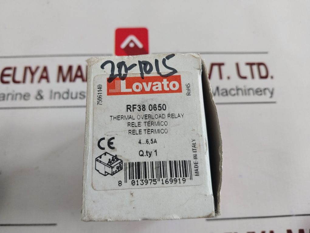 Lovato Rf380650 Thermal Overload Relay G1140
