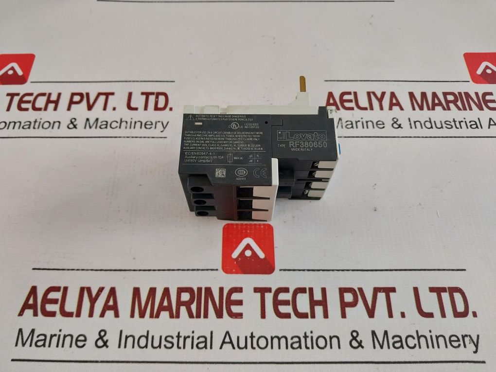 Lovato Rf380650 Overload Relay I1323 4-6.5 Amp