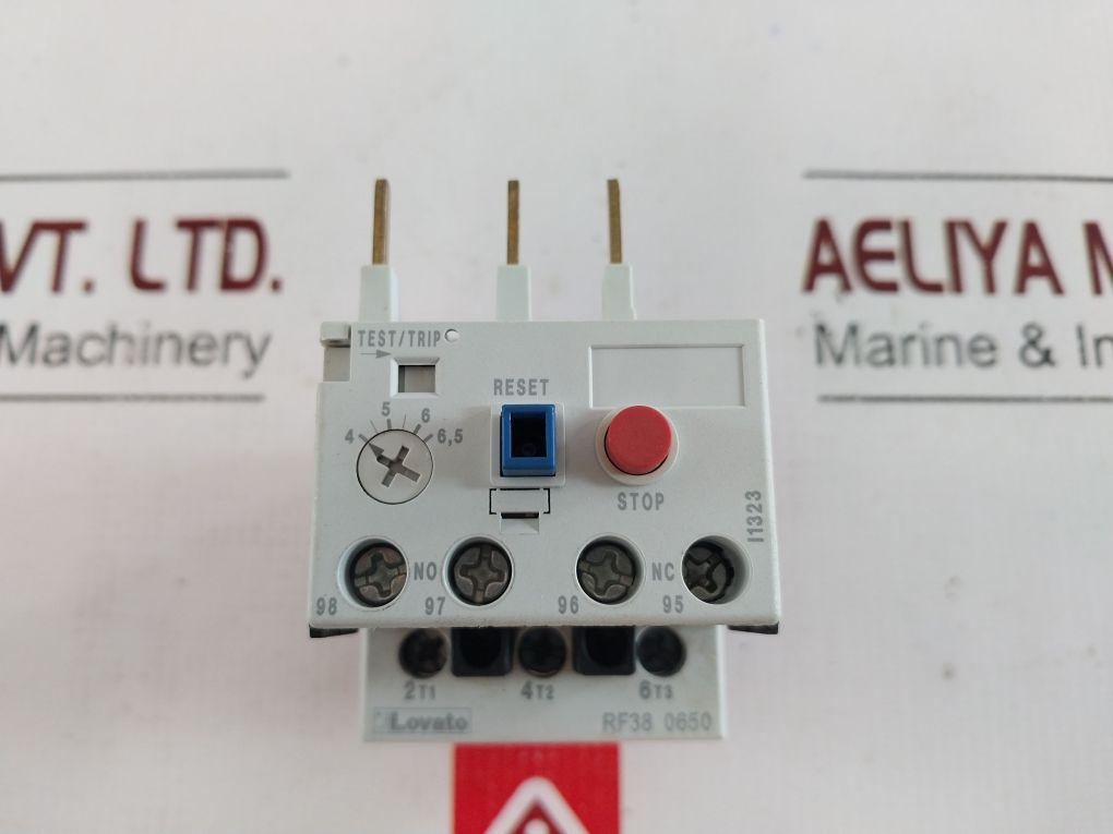 Lovato Rf380650 Overload Relay I1323 4-6.5 Amp