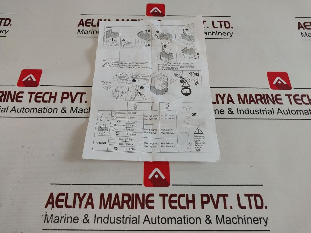 Lovato Rf380650 Overload Relay I1323 4-6.5 Amp