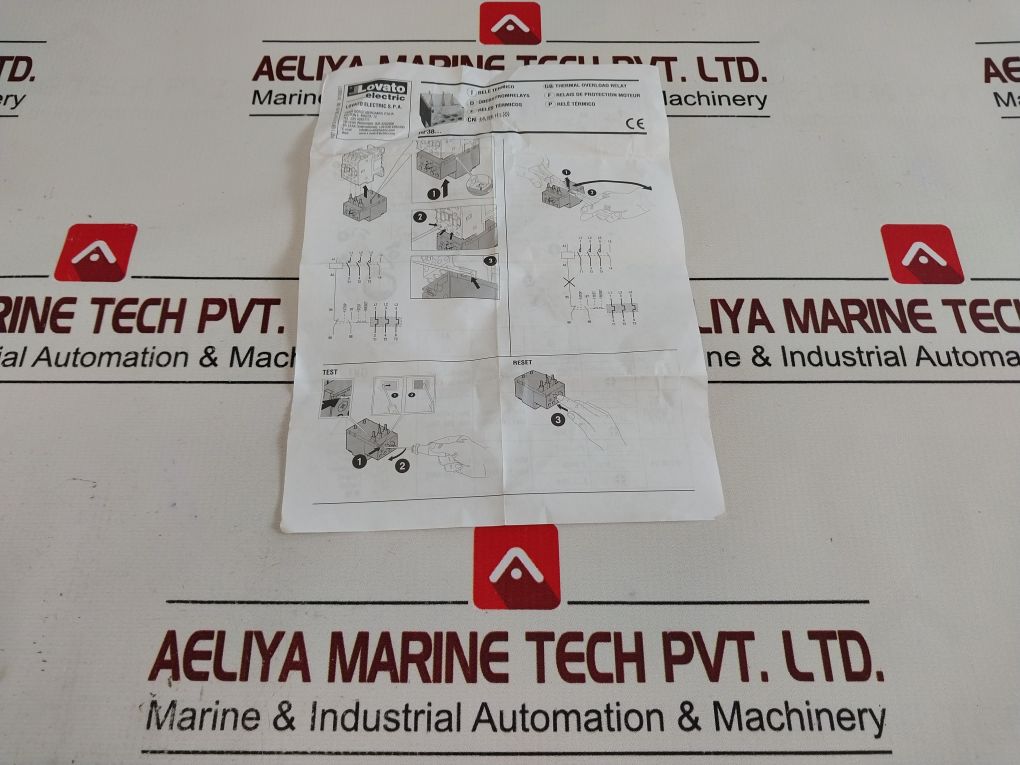 Lovato Rf380650 Overload Relay I1323 4-6.5 Amp