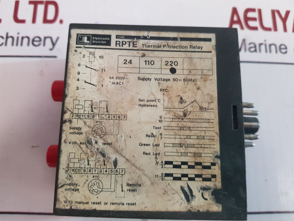 Lovato Rpte Thermal Protection Relay
