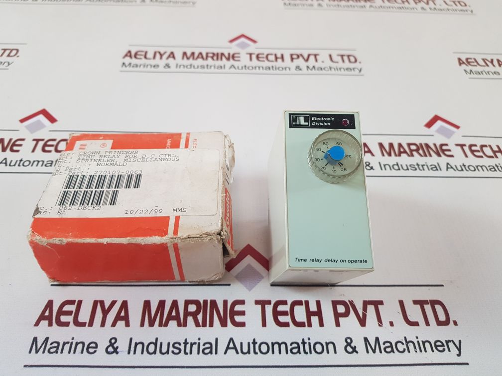 Lovato T1E Time Relay On Operate 0.6-60 Sec.