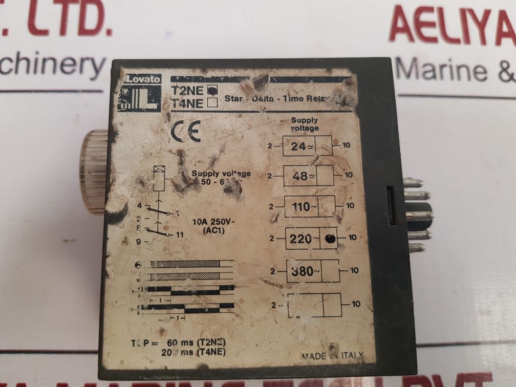 Lovato T2Ne Star-delta Time Relay