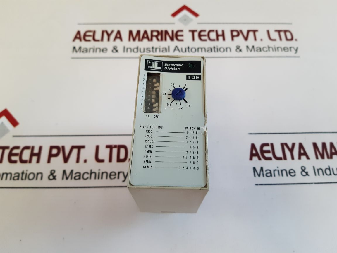 Lovato Tde Time Relay With Adjustable Delay On Release