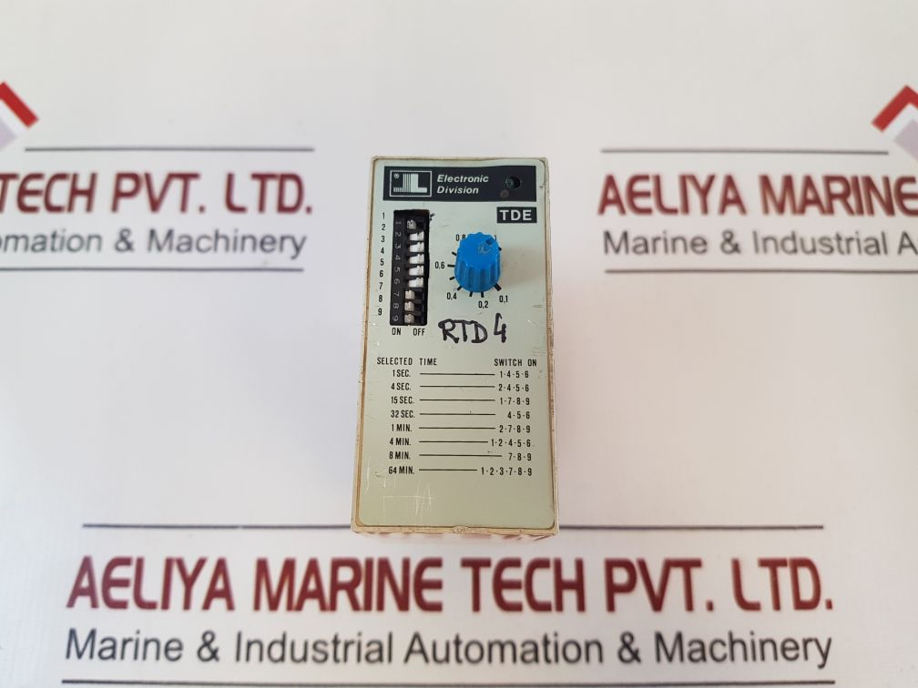 Lovato Tde Time Relay With Adjustable Delay On Release