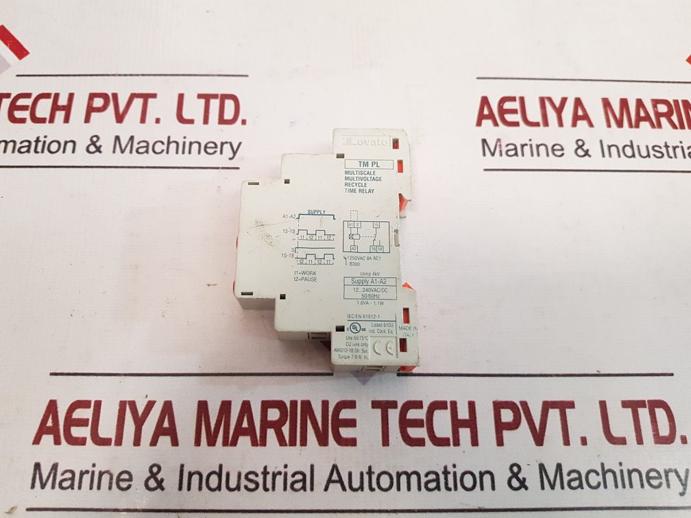 Lovato Tm Pl Time Relay 250Vac 8A Ac1