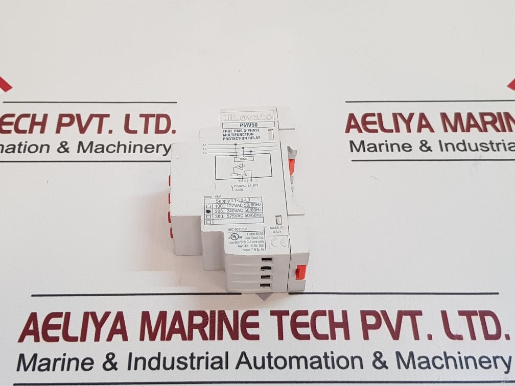 Lovato True Rms 3-phase Multifunction Relay Pmv50