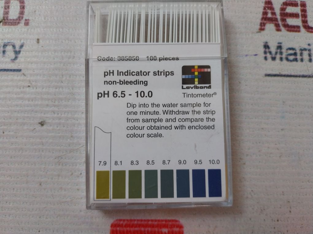 Lovibond Ph 6.5-10.0 Non-bleeding Ph Indicator Strips