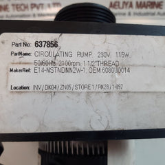 Lowara e14-nstndnn2w-05 circulation pump