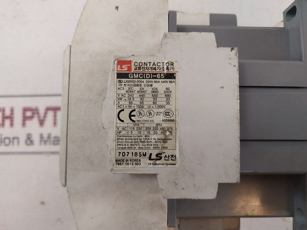 Ls Gmc-65 Contactor