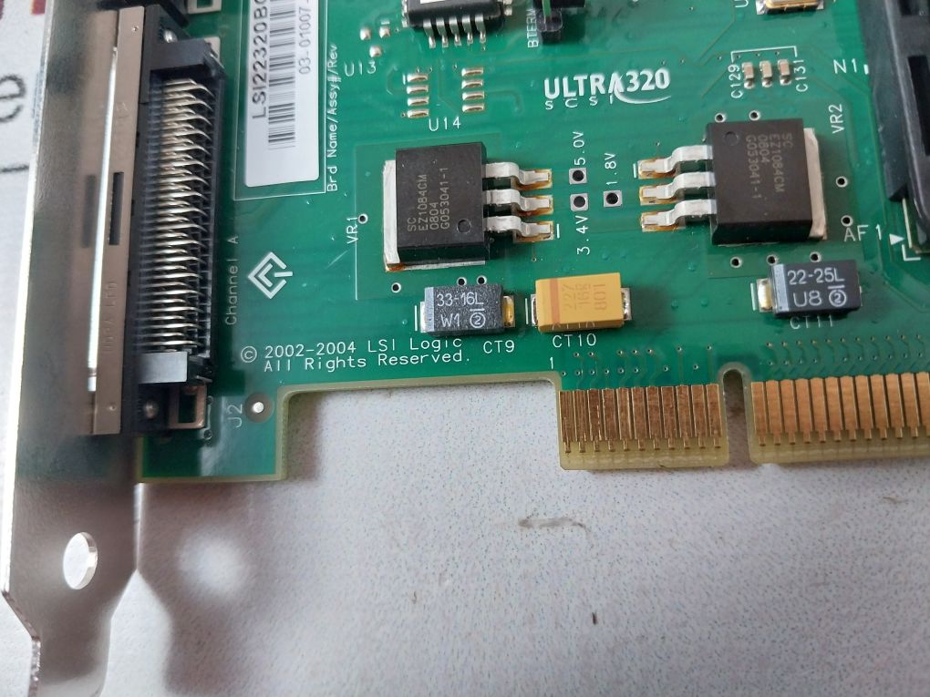 Lsi Lsi22320Bcs-hp Ultra320 Dual Channel Scsi Adapter Module