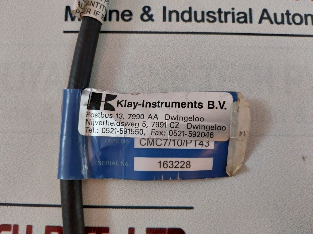 Lth Electronics Cmc7/10/Pt43 Conductivity Cell W/Pt1000