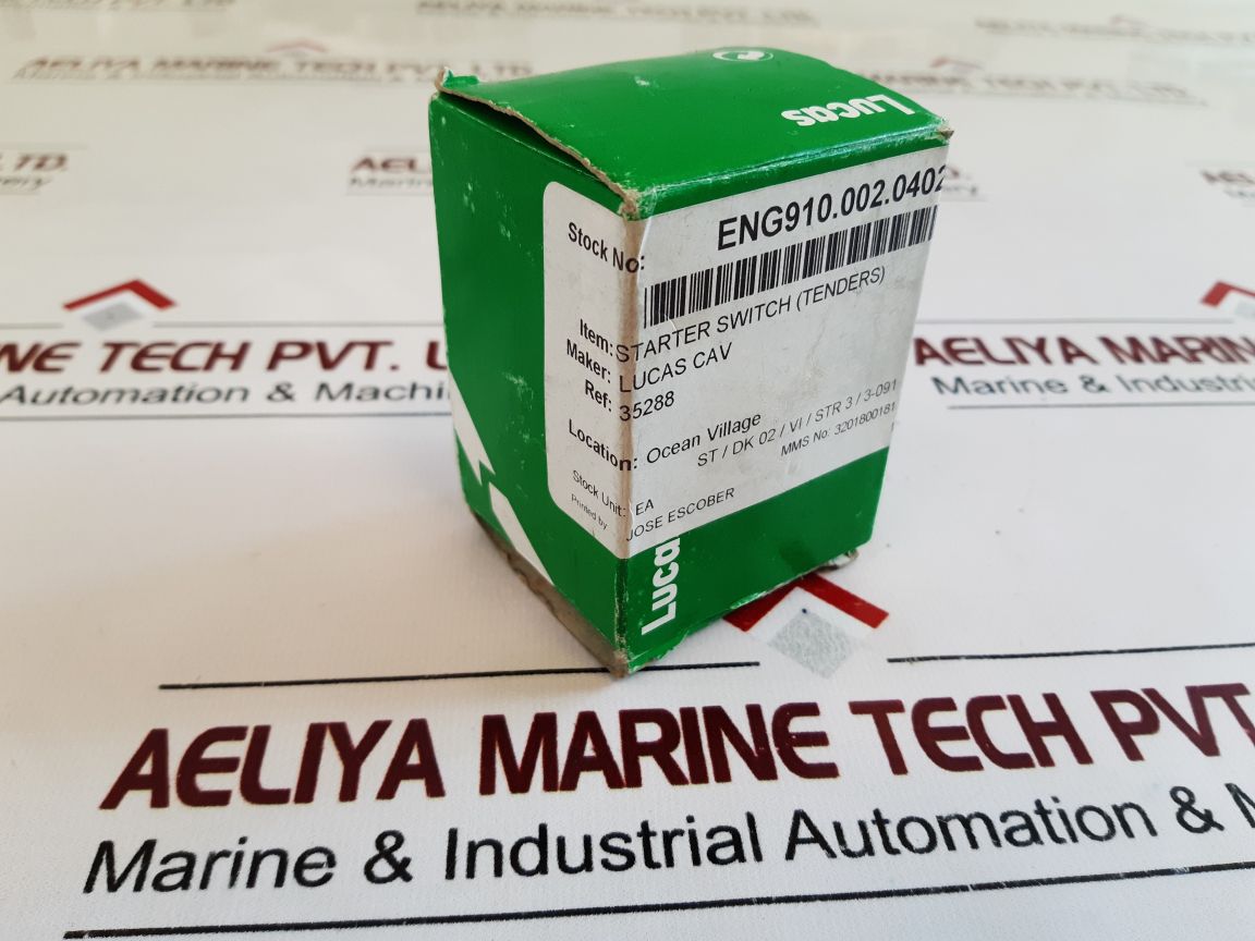 Lucas 35288 Ignition Switch 128Sa