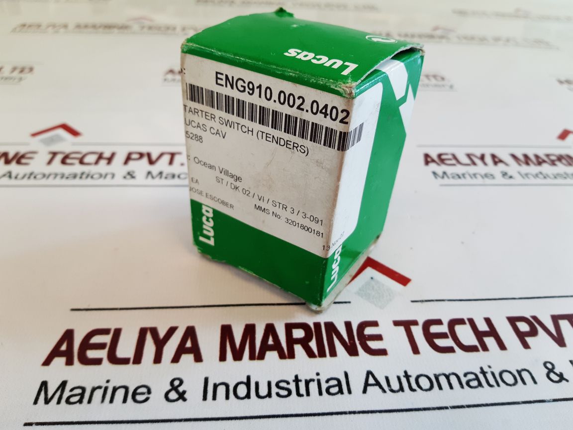 Lucas 35288 Ignition Switch 128Sa