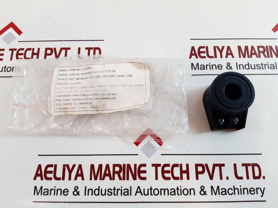 Lucifer 4810004K Coil For Solenoid Valve