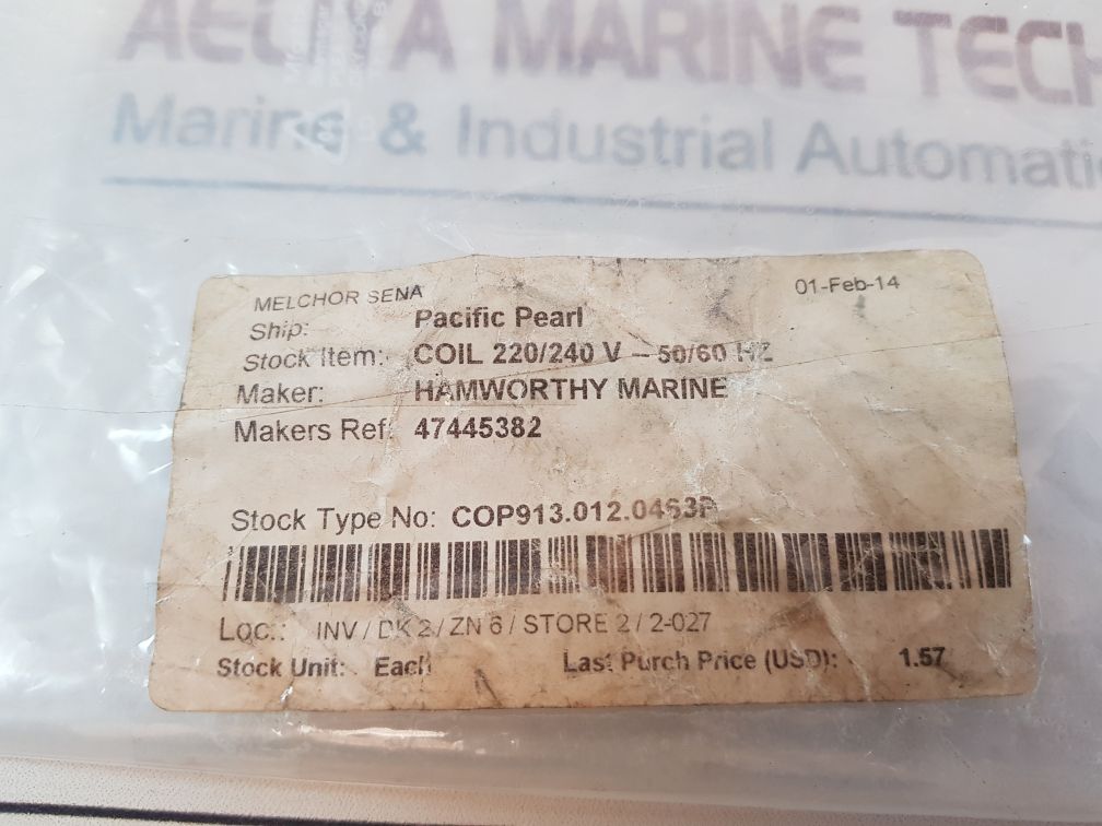 Lucifer 483510S6 F Solenoid Valve Coil 9W P48