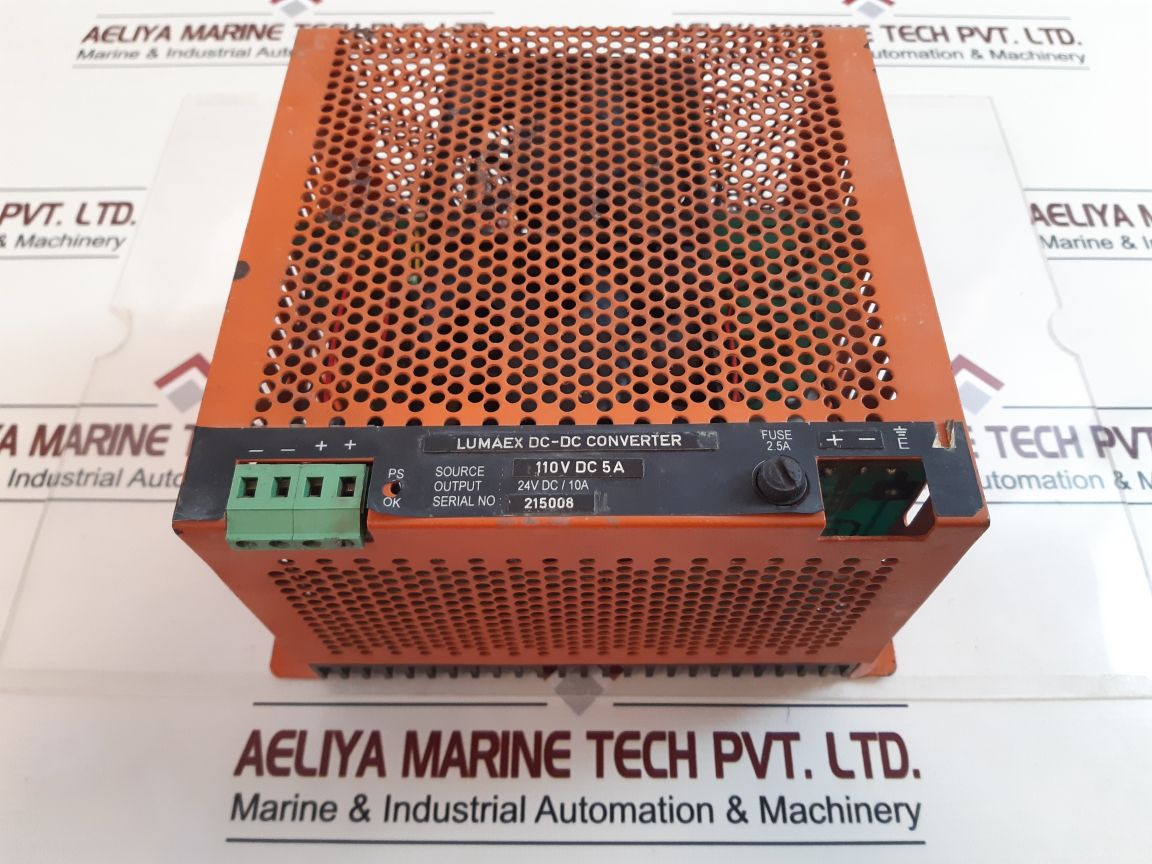 Lumaex dc-dc converter 110v dc 5a

