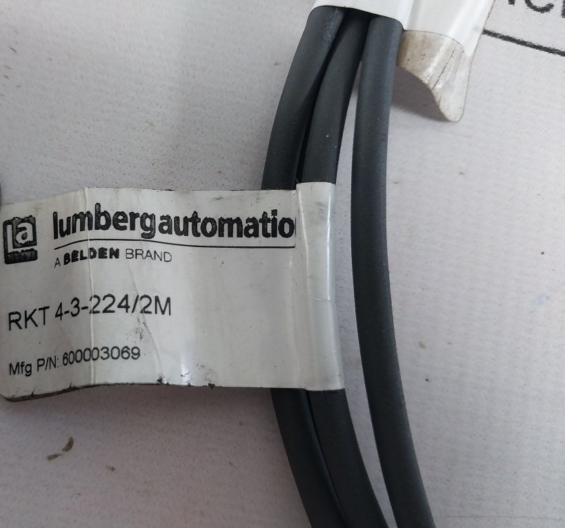 Lumberg Rkt 4-3-224/2M Sensor Cable Cordset