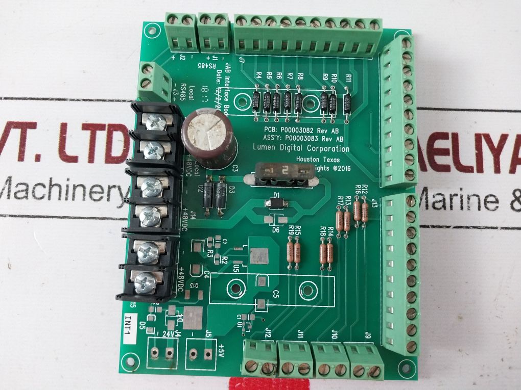 Lumen P00003082 Jab Interface Board