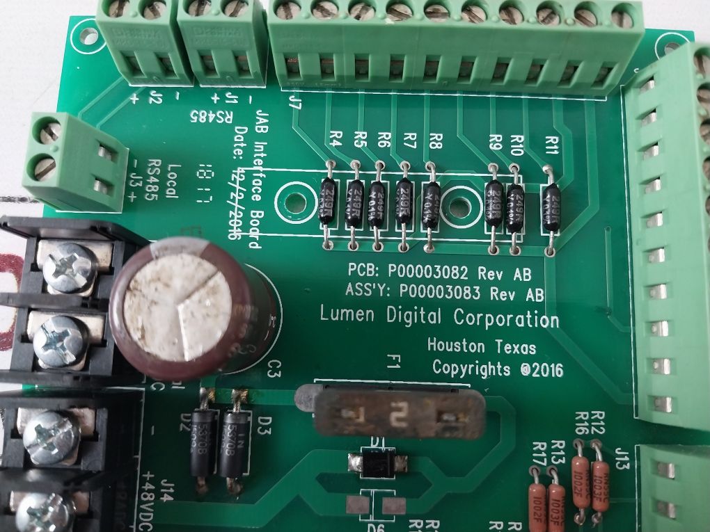 Lumen P00003082 Jab Interface Board