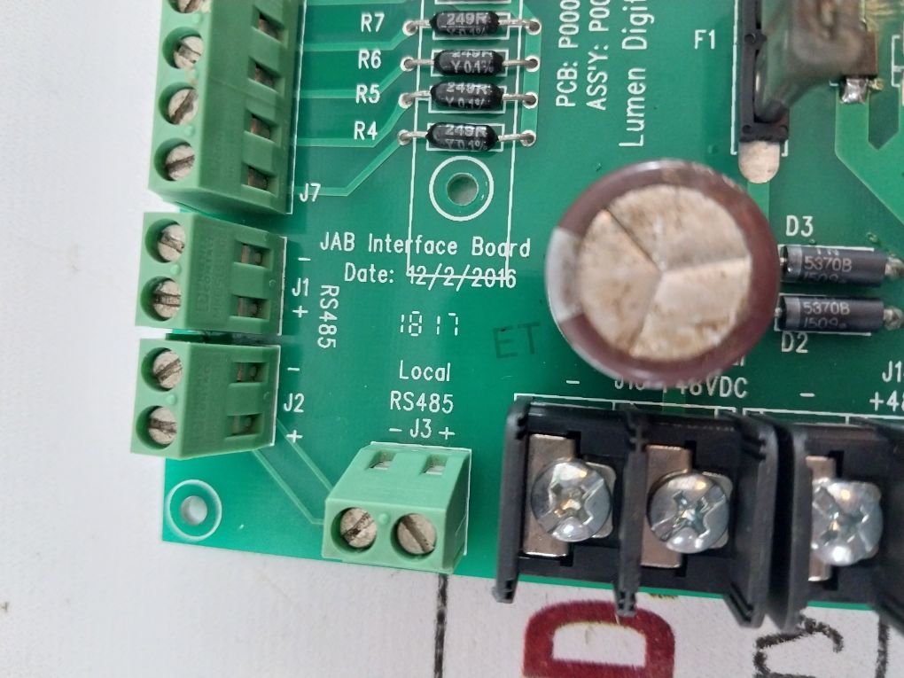 Lumen P00003082 Jab Interface Board