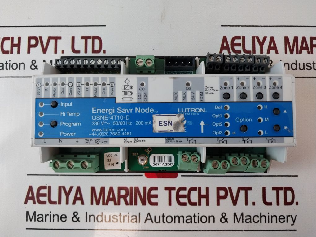 Lutron Qsne-4T10-d Energi Savr Node Module