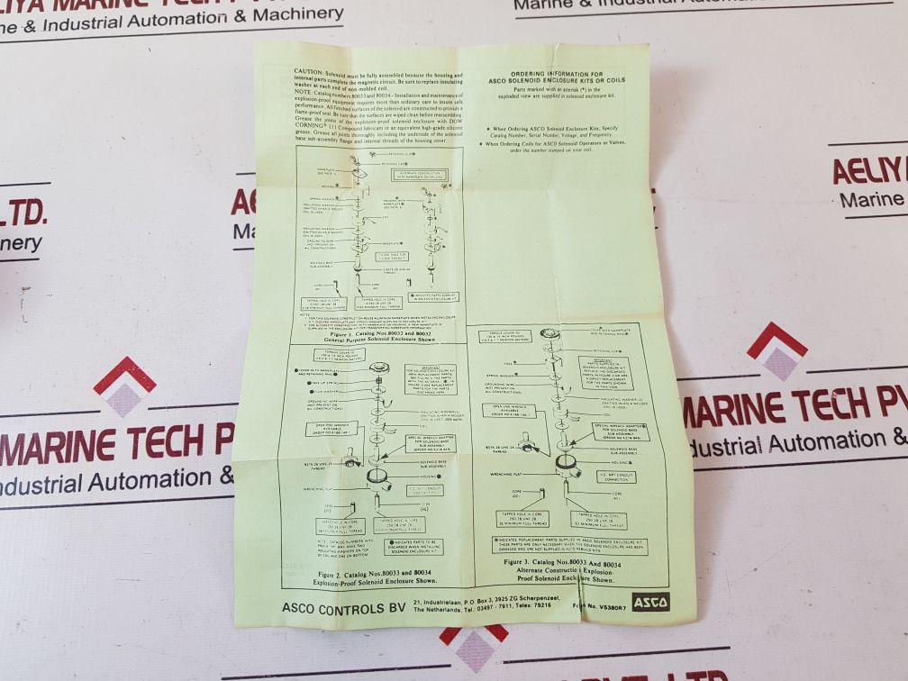 Asco 8320B175 General Purpose And Explosion-proof Solenoids Valve