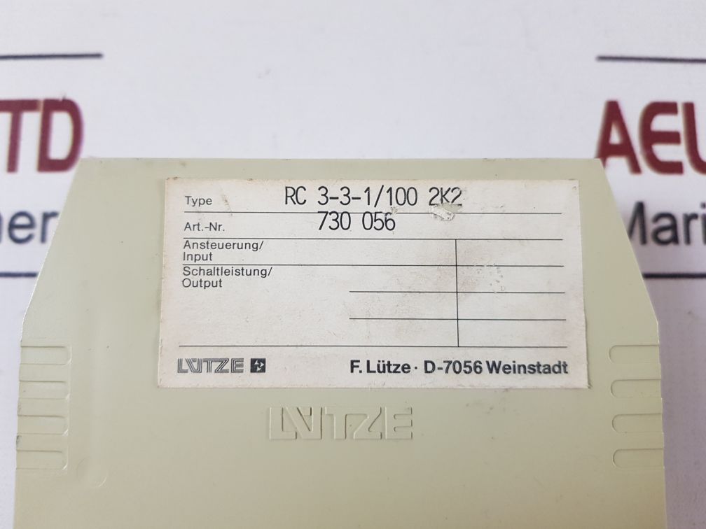 Lutze variocompact rc 3-3-1/100 2k2 relay