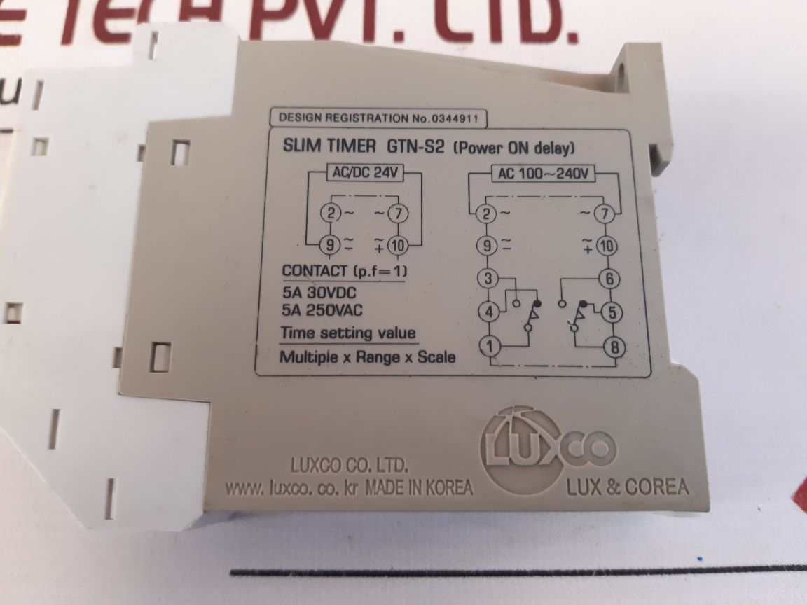 Luxco Gtn-s2 Slim Timer (Power On Delay)