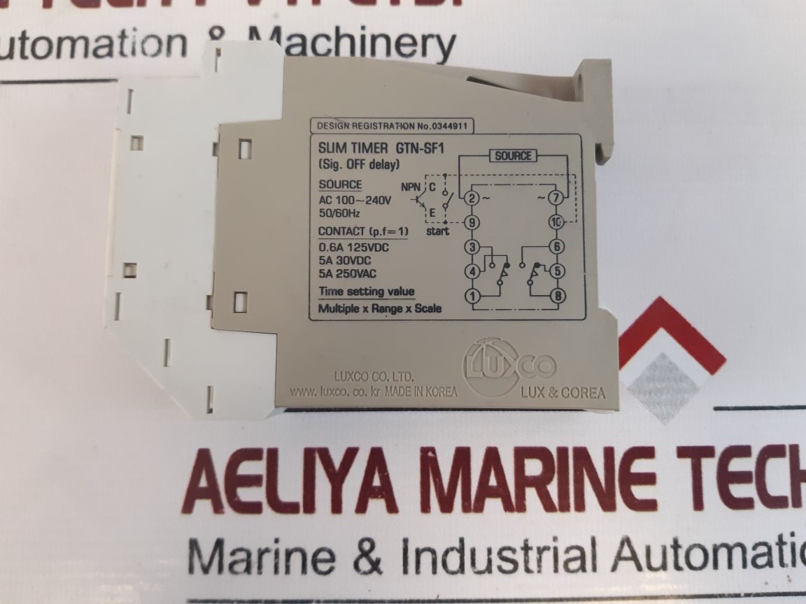 Luxco Gtn-sf1 Off Delay Slim Timer