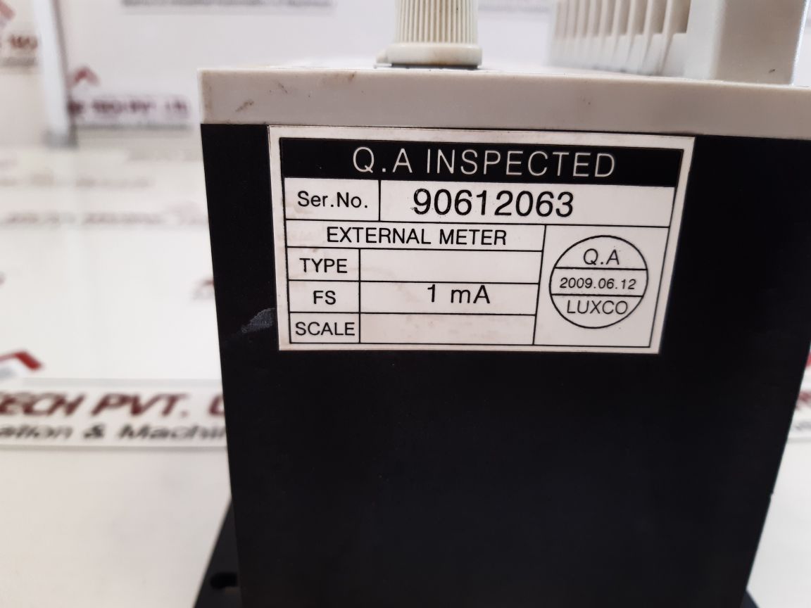 Luxco Sbag-202 Grounding Resistance Insulation Monitor