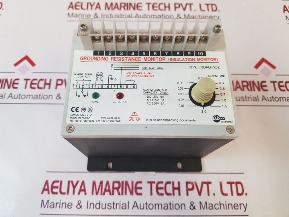 Luxco Sbag-202 Grounding Resistance Monitor