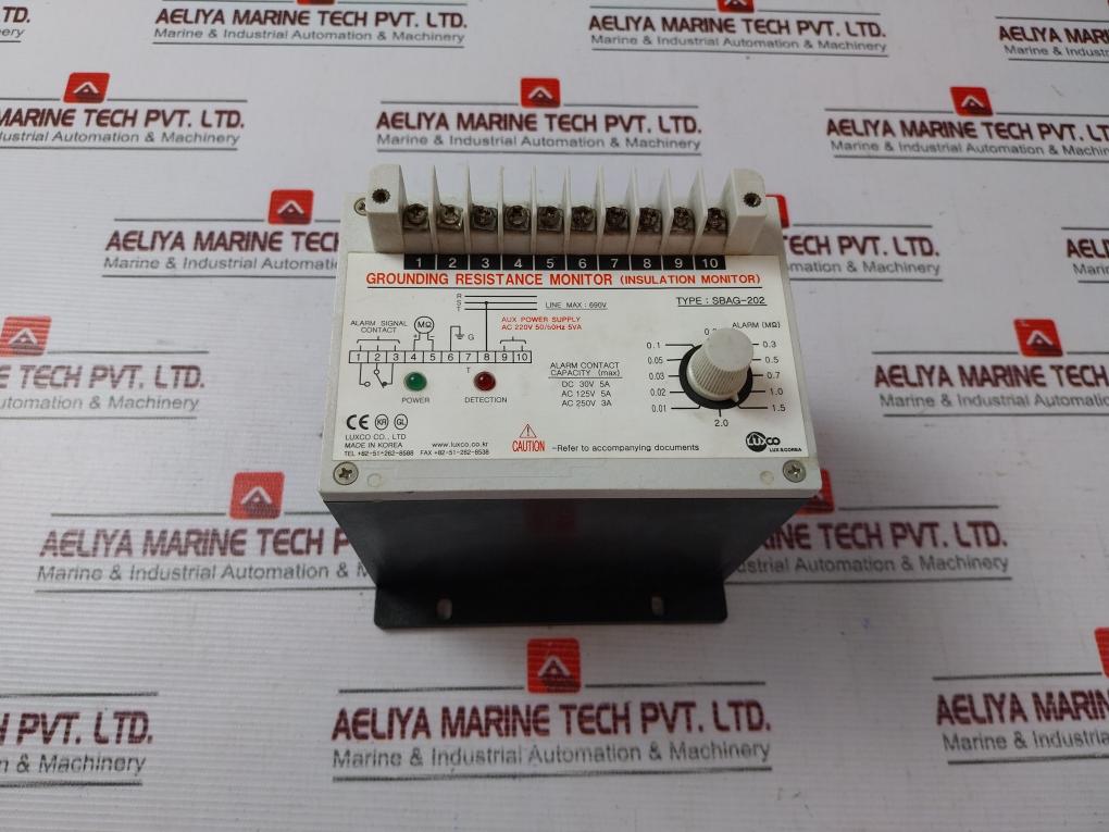 Luxco Sbag-202 Grounding Resistance Monitor (Insulation Monitor)
