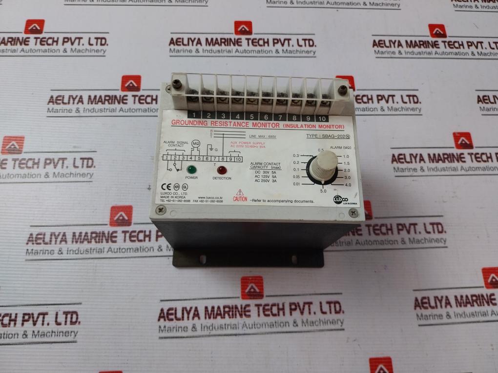 Luxco Sbag-202N Grounding Resistance Monitor (Insulation Monitor)