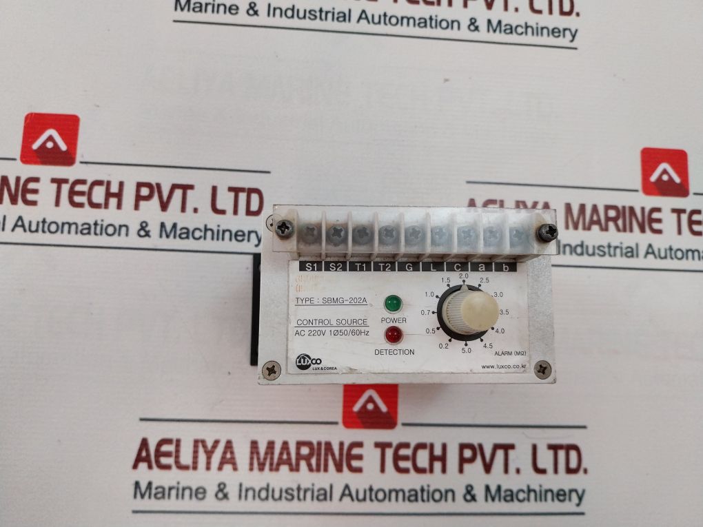 Luxco Sbmg-202A Ground Monitor Ac 220V 50/60Hz