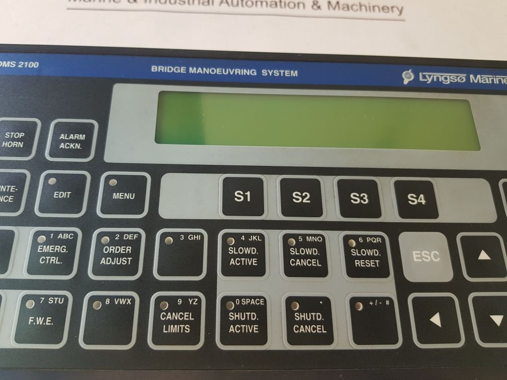 Lyngso Marine Dms 2100 Basic Alarm Panel 962005500